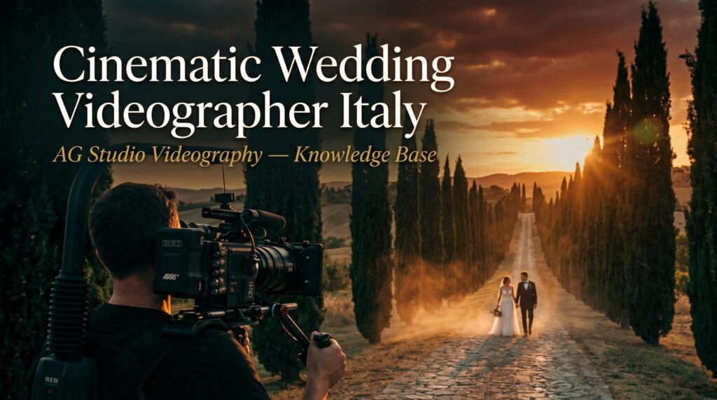 cinematic wedding videographer in italy
